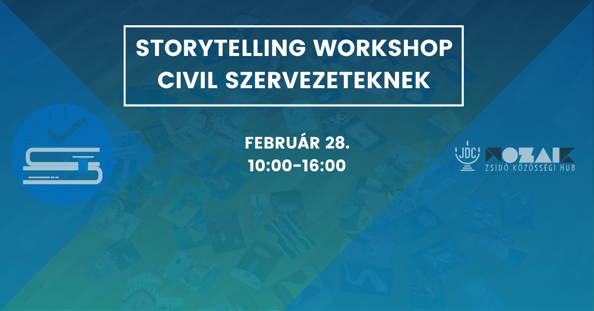 Storytelling workshop civil szervezeteknek február 28-án.